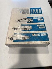 1990 Chevrolet Celebrity Wagon Pontiac 6000 Wagon Sedan Factory Service Manual 1990 Chevrolet Celebrity Wagon Pontiac 6000 Wagon Sedan Factory Service Manual