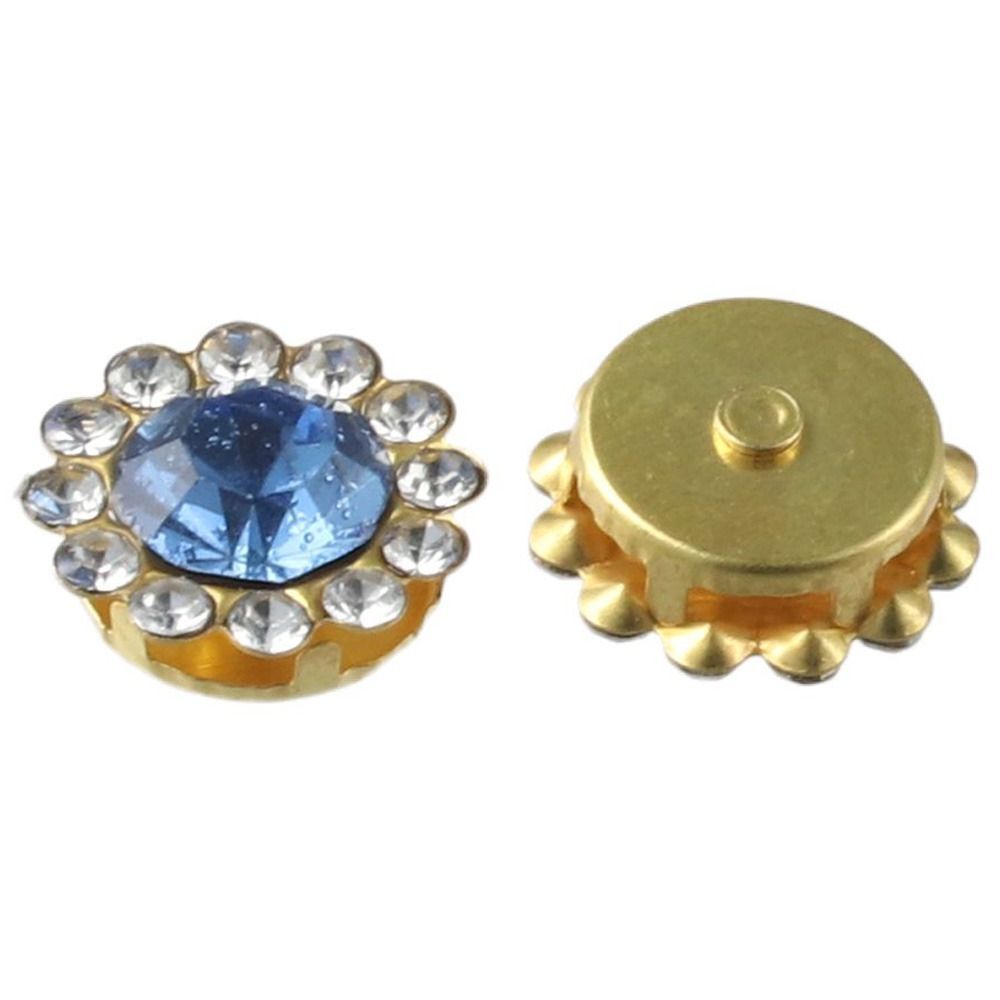 100pcs Colored Glass Sew on Jewels Size 12mm Sew on Rhinestones for