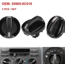 3 AC Air Conditioner Climate Control Knob Switch for Toyota Tundra 55905-0C010