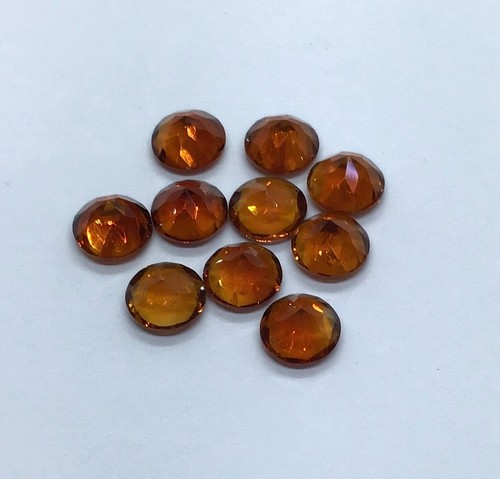 Madeira Citrine Round Cut AAA Natural Loose Gemstone For Making All Type Jewelry - Picture 14 of 14
