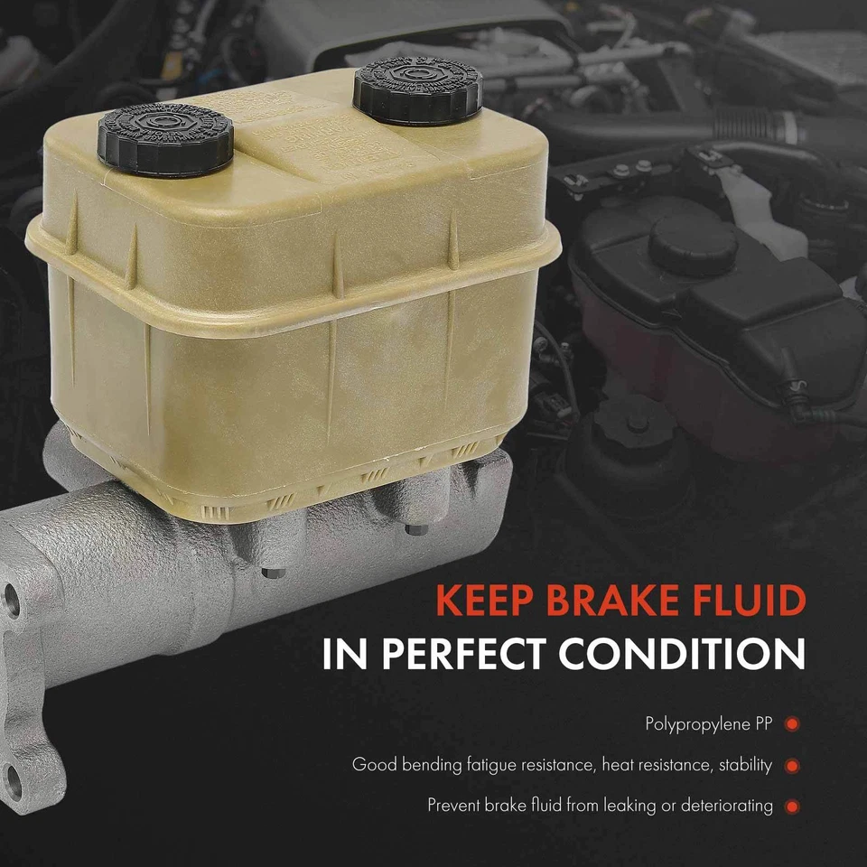 Brake Master Cylinder with Reservoir for Chevrolet C60 C70 P60 83-90 GMC C6000 - Image 3 of 4