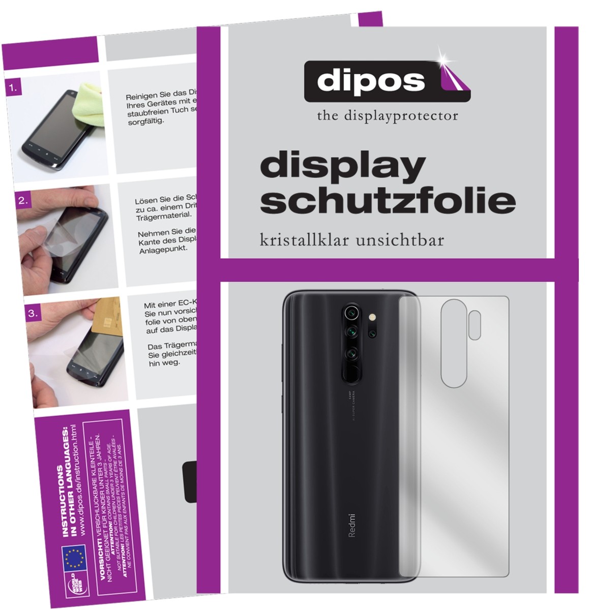 Pack De 5 Films De Protection D'écran Pour Xiaomi Redmi Note 10 Pro - Transparents Et Résistants