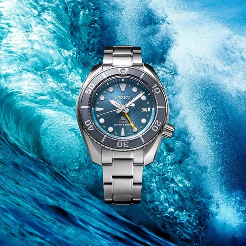 Reloj de buceo SEIKO Prospex SFK001J1 Sea SUMO solar GMT esfera azul para hombre GARANTÍA - Imagen 4 de 9