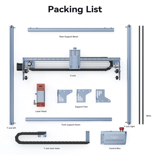 Atomstack A10 V2 12W Laser Engraver 24000mm/min Wifi USB Fr Carving Cutting M9B1 - Picture 12 of 12