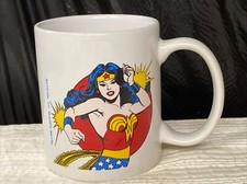 Wonder Woman D.C. Comic White Coffee Mug