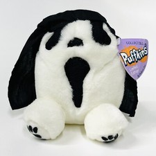 Puffkins Halloween Screech Scream Mask Ghost Face Plush Toy Stuffed Animal