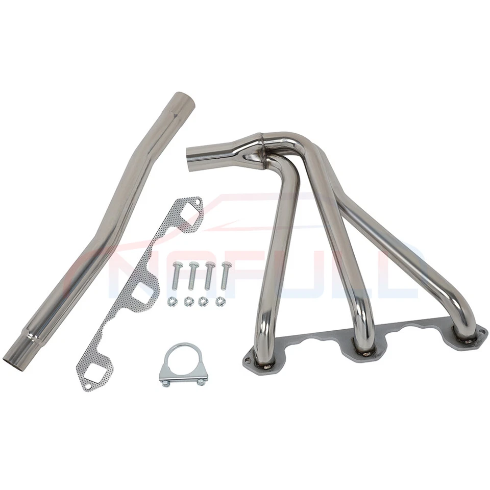 Cabezal colector de rendimiento de acero inoxidable 1,8 L L4 para MG MGB 1962-80 con pernos de junta Foto 3 de 4