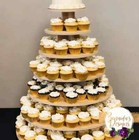 Cupcake Stand 7 Tier MDF Wood Cake Display Dessert Tower