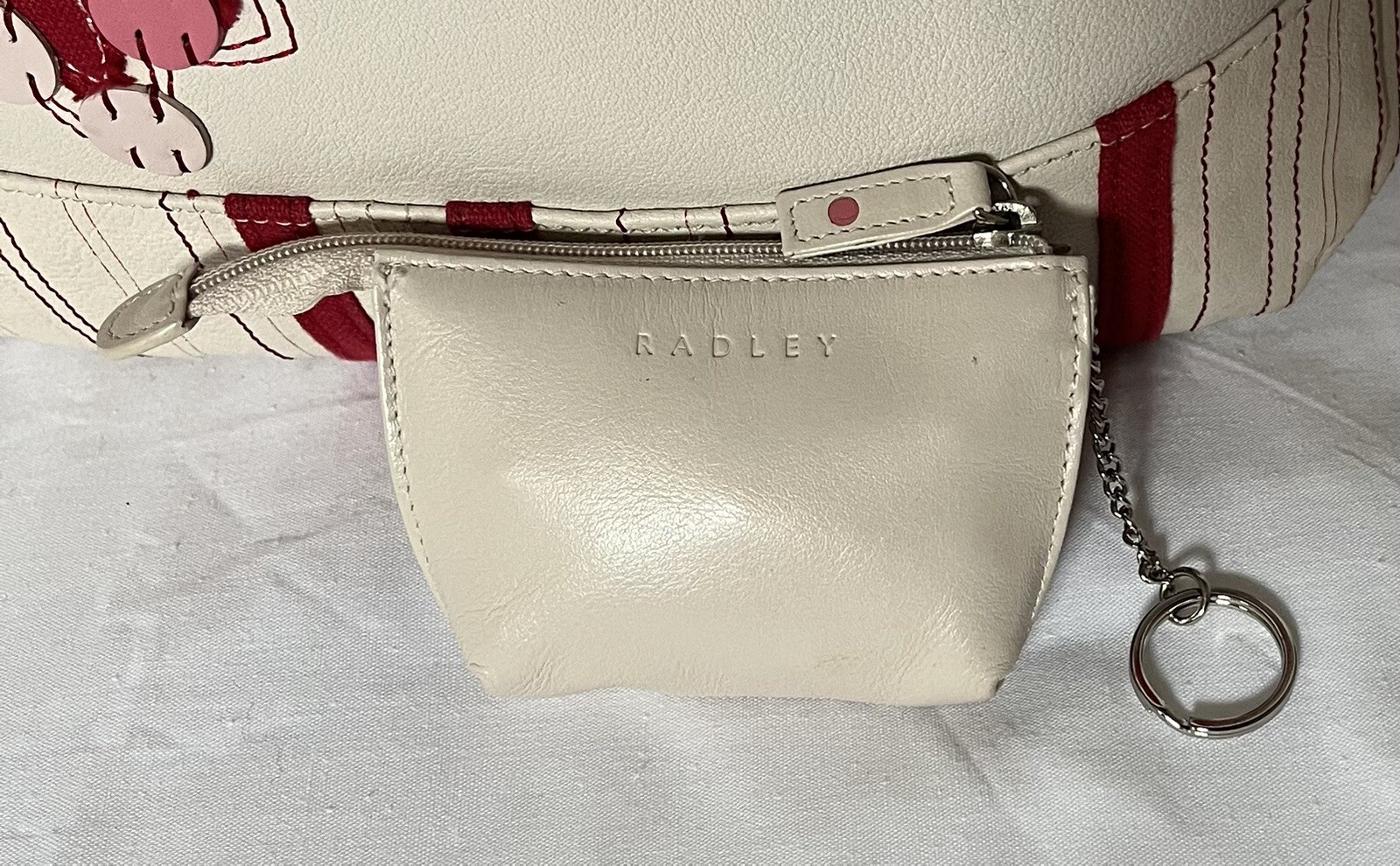 Radley Cherry Blossom Embroidered Leather Bag & Coin Purse eBay