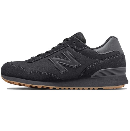 New Balance 515 Black Gum Canvas Suede 
