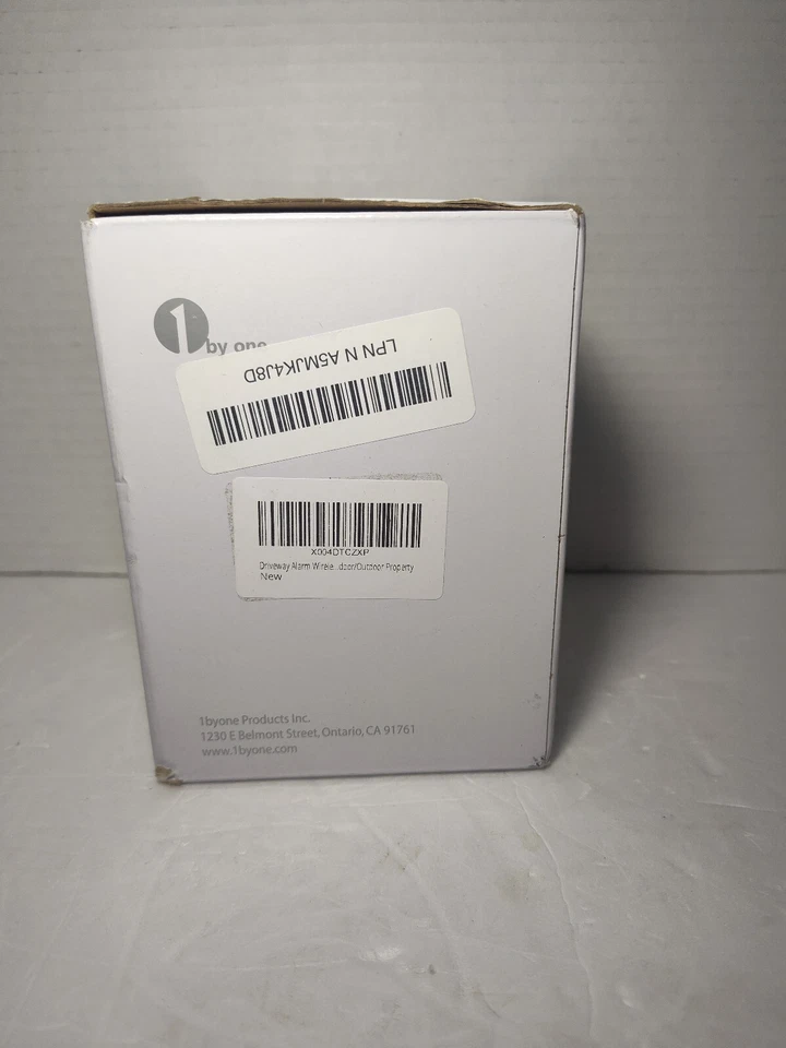 Driveway Alarm Wireless, 1Byone Motion Sensor Alarm 1000 FT Range 2 Sensors NOB - Image 2 of 4
