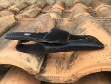 Étui holster en cuir noir pour pistolet
