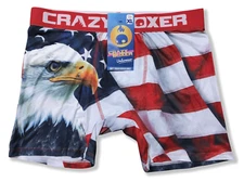 Crazy Boxer Briefs / Underwear - NWT Mens Size 2XL (44-46) Eagle - #45206-H8