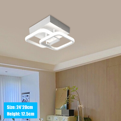 Modern Acrylic Pendant Lamp LED Corded Ceiling Light Living Room Chandelier NEW