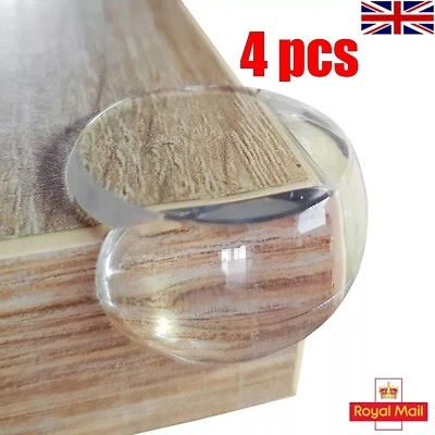 4x Safety Corner Cushion For Baby Kids Edge Safety Table Guard Protector Bumper