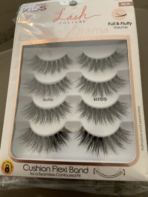Kiss Lash Couture Naked Drama Collection Full & Fluffy Volume Eyelashes KLNM01