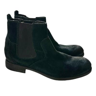 UGG Men\'s Black Suede Chelsea Boots Mens UGG® Neumel Chelsea Boot - Black | Journeys main image 3