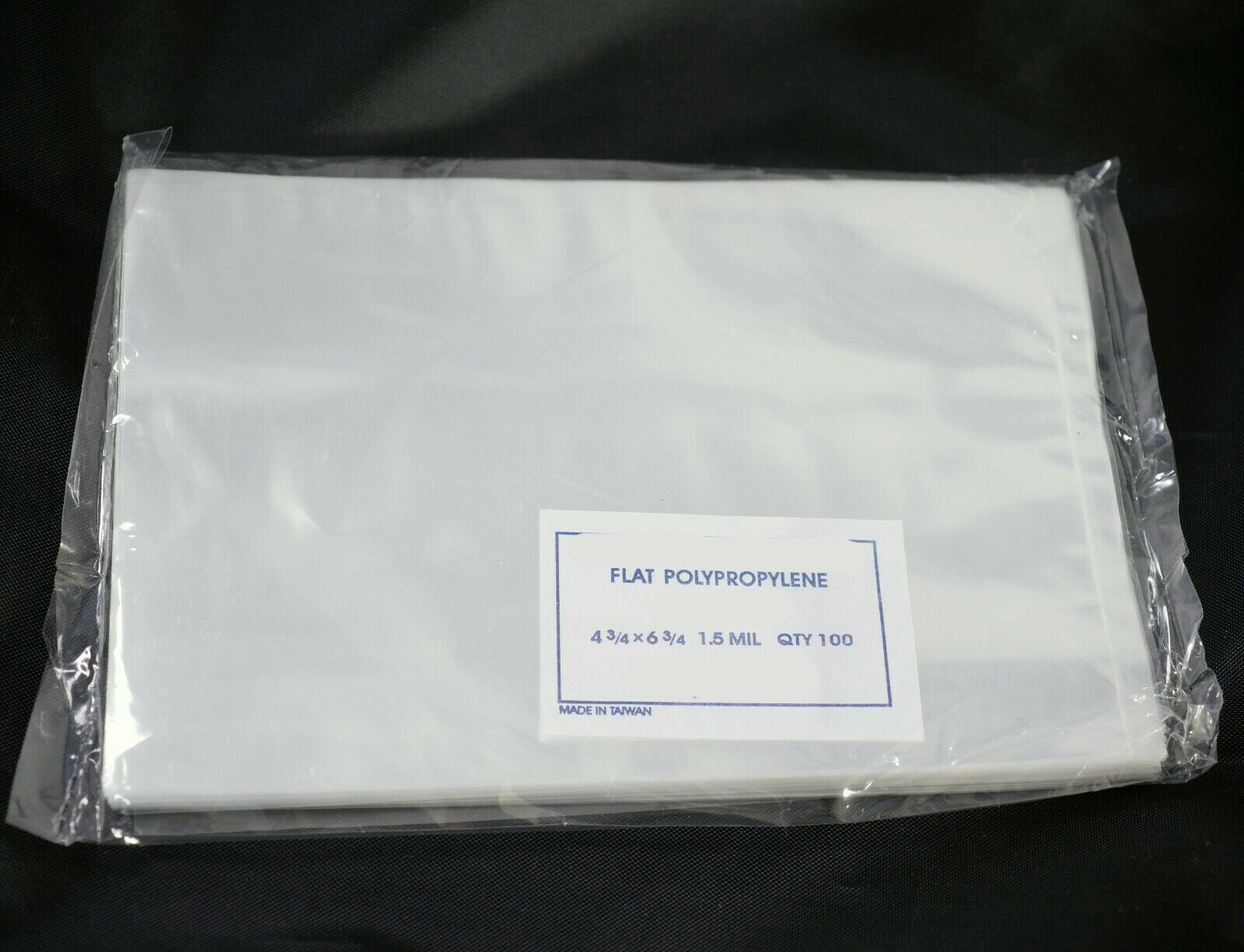 100 storage poly bags for View-Master reels/packets 1.5 mil 