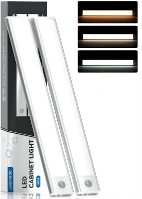 2er Pack kabelloses Ambient Licht Unterbauleuchte Sensor Cabinet Light | 30cm
