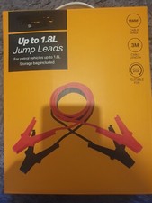 Halfords Up To 1.8L Heavy Duty Jump Leads - 3m 16mm2