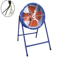 16" Floor Type Industrial Axial Fan Ventilator Cooling Equipment 1450 rpm 220V