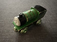 Percy Thomas  Friends Celebrating 60 Years Metallic Wooden Railway Train Engine