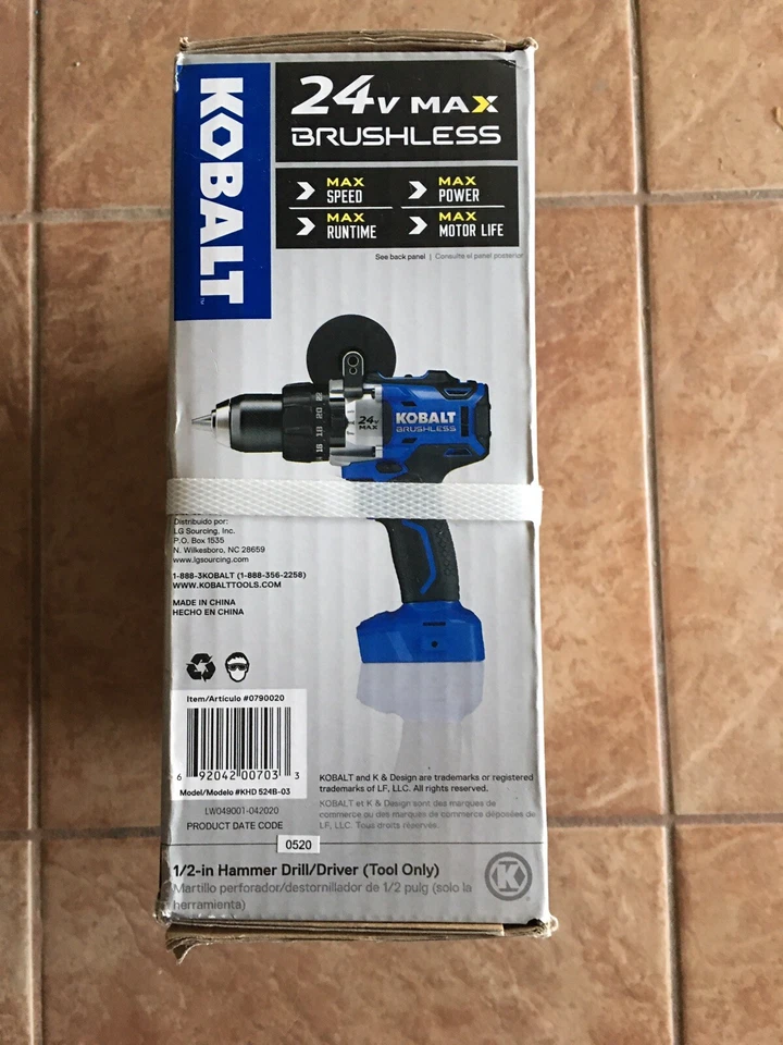 Kobalt 1/2-in-24-volt Max Variable Speed Brushless Cordless Hammer Drill - Image 2 of 4