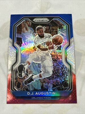 2020-21 Panini Prizm Red White Blue D.J. Augustin G34 Orlando Magic #161