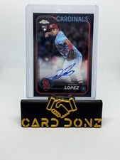 2024 Topps Chrome Update Irving Lopez Auto On-Card St. Louis Cardinals