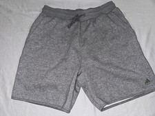 Adidas Sweat Shorts Men’s Large Gray Drawstring - 8” Inseam NWOT!