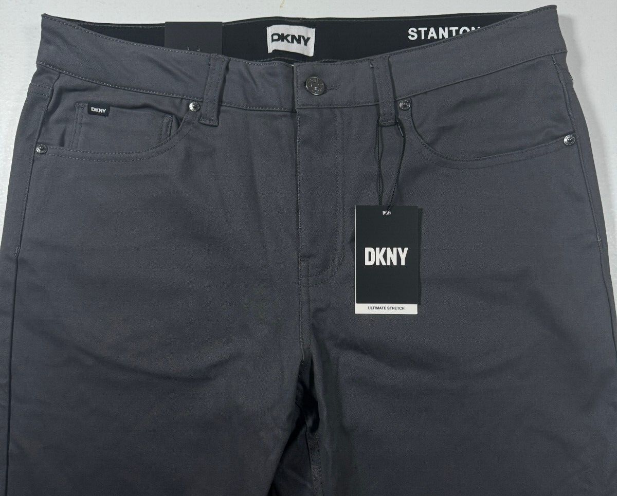 NWT DKNY Mens Ultimate Stretch Pants Stanton Slim Fit 32, 33
