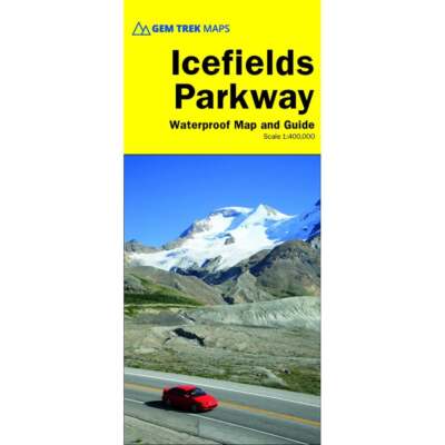 Kanada 1:400k Wasserdicht Gem Trek Best of the Icefields Parkway Karte
