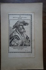 HELIS EOBANUS HESSUS. EOBAN HESSE. (1488-1540). Latin Language German Poet.