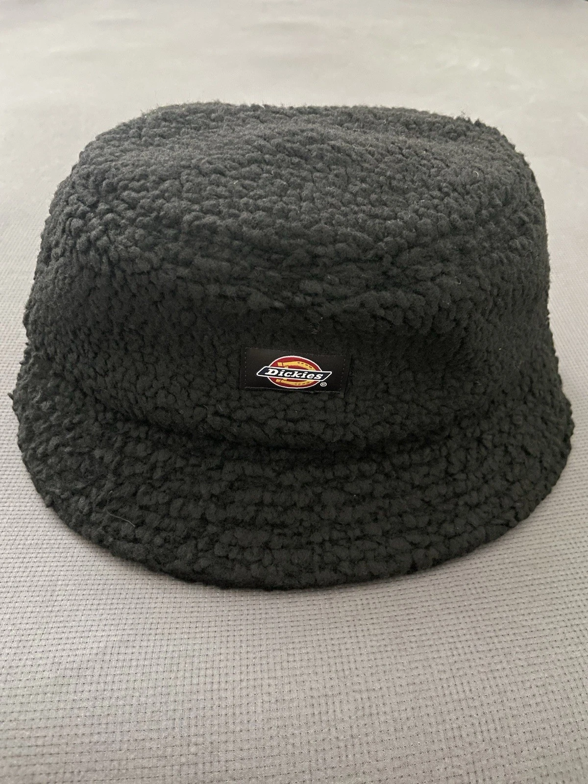 NWT Dickies Sherpa Fleece Shearling Bucket Hat WHR14BK Black Unisex S/M - L/XL