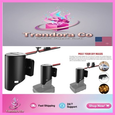 Durable 12V Battery Adapter with Switch for Enhanced Toy Performance & Safety