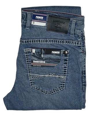 Pioneer Rando W 33 L 32 Handcrafted Megaflex Jeans Blau 16541.6752.6846 2.Wahl - Bild 1 von 4