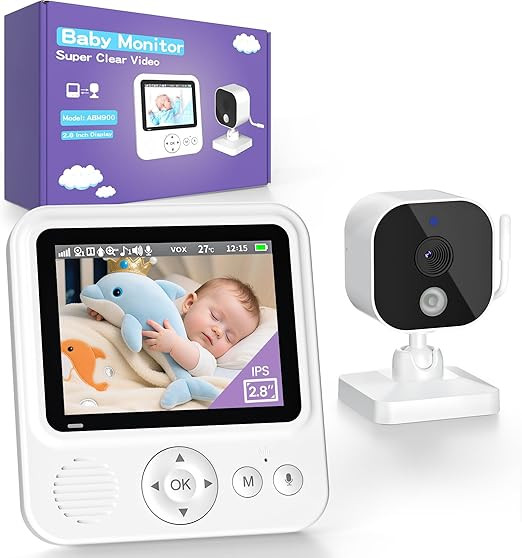 Moniteur Bébé Caméra HD 720P Haute Définition avec Vision Nocturne