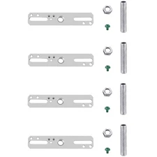 4-Pack 4" Light Fixture Crossbar Kit Ceiling Light Plate Mounting Bracket