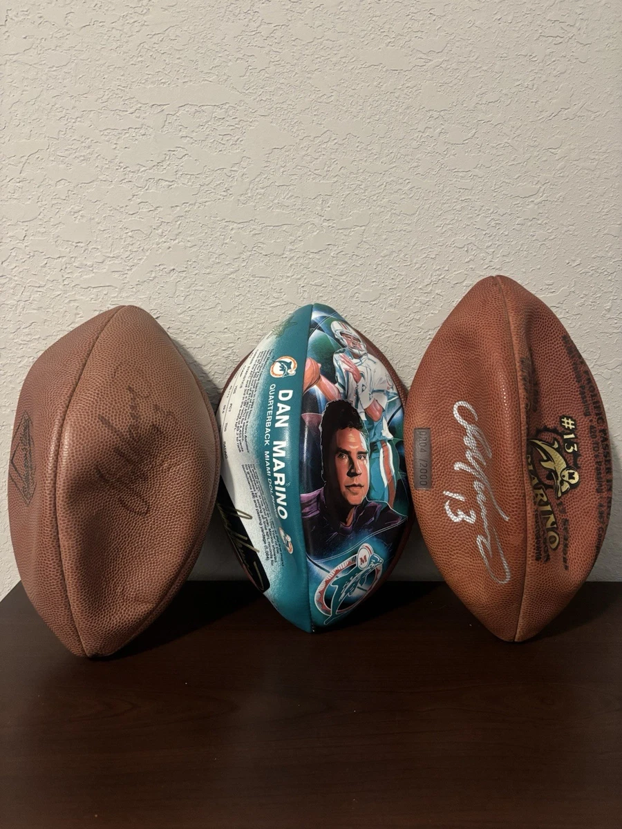 NFLクォーターバック　ダン・マリーノ　サイン入りフットボール　ウィルソン NFLクォーターバック ダン・マリーノ サイン入りフットボール