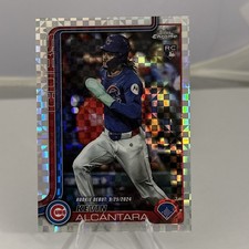 Kevin Alcantara X-Fractor Refractor Rookie 2025 Topps Chrome Update #USC25 Cubs