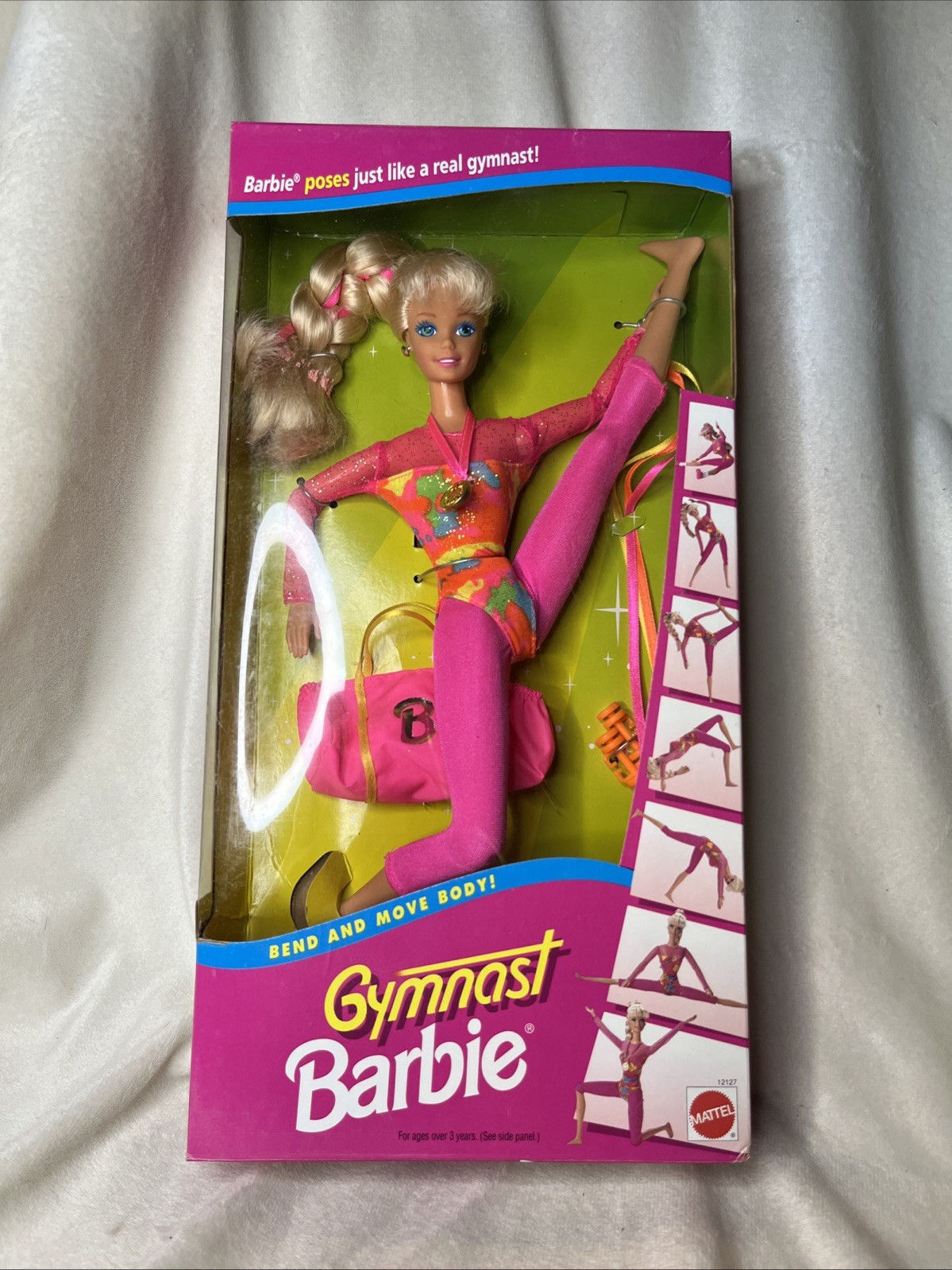 Mattel 1994 Barbie Gymnast Doll with Bend and Move Body