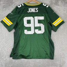 Nike Datone Jones Green Bay Packers Jersey Mens 48 XL Green NFL On Field