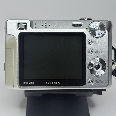 Sony Cyber-shot DSC-W100 8.1MP Digital Camera - Silver for sale