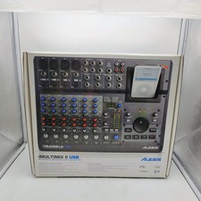Alesis MultiMix 8 Mixer multifunzione USB FX con dock iPod scatola aperta