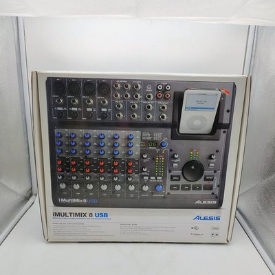 Alesis MultiMix 8 USB FX  All-In-One Mixer with iPod Dock Open Box