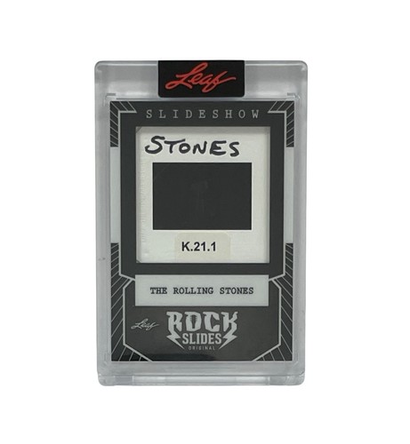 Rolling Stones Leaf Slideshow Film Cel Photo Card Slide Keith Richards Mick 🎸