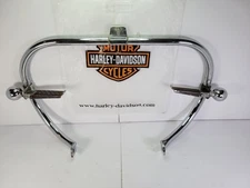 Vintage Chrome Motorcycle Engine Guard Crash bar highway Multi Fit Harley Indian