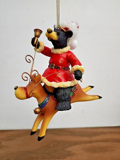 Ornament from the Bearfoots Collection by Jeff Fleming "Santas Wild Ride"