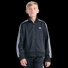 NWT Adidas Firebird Jacket, Youth Medium, Black
