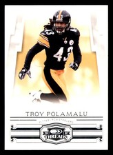 2007 Donruss Threads #112 Troy Polamalu